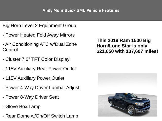 used 2019 Ram 1500 car, priced at $20,300