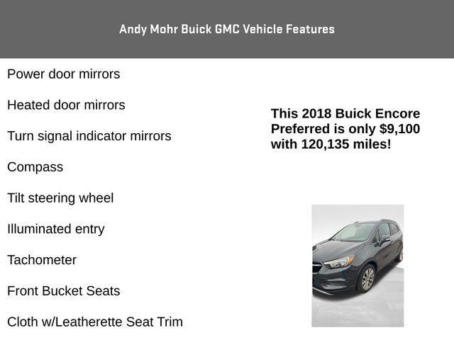 used 2018 Buick Encore car, priced at $9,100