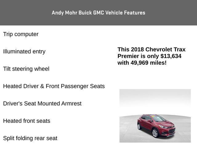 used 2018 Chevrolet Trax car, priced at $13,634