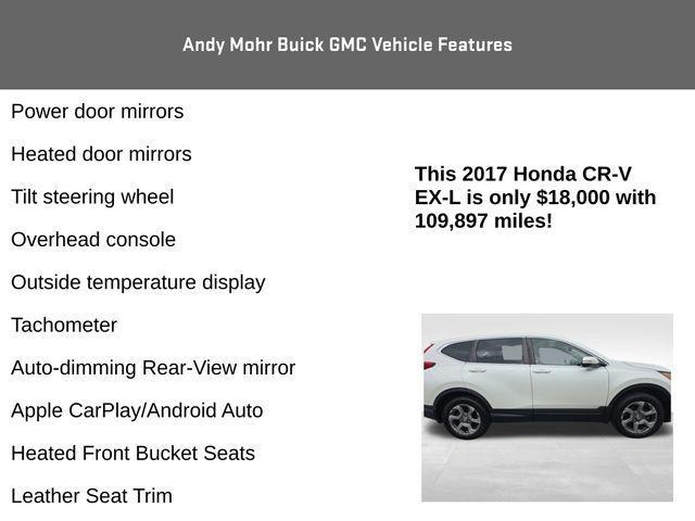 used 2017 Honda CR-V car, priced at $18,000
