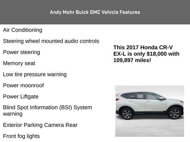 used 2017 Honda CR-V car, priced at $18,000