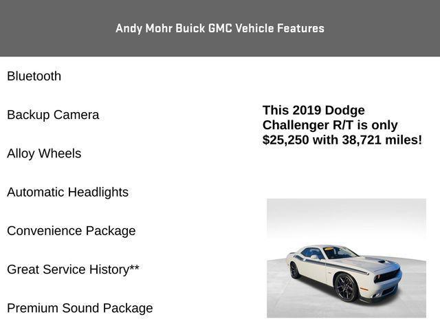 used 2019 Dodge Challenger car, priced at $25,250
