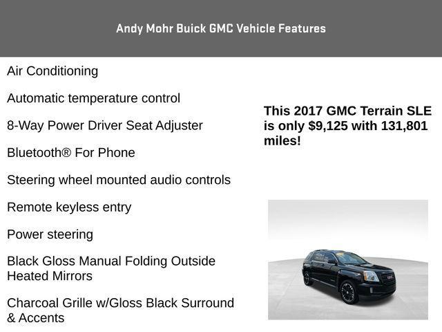 used 2017 GMC Terrain car, priced at $9,178
