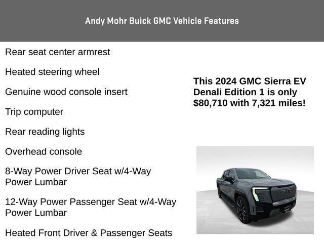 used 2024 GMC Sierra EV car, priced at $80,710