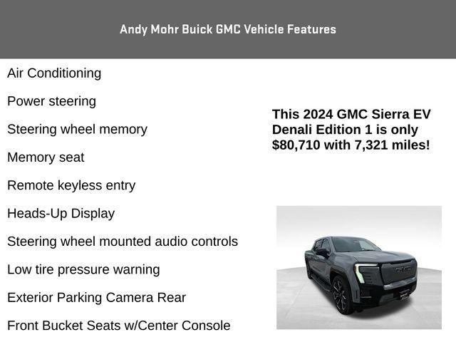 used 2024 GMC Sierra EV car, priced at $80,710