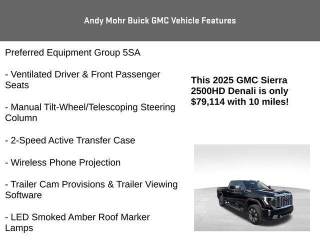 new 2025 GMC Sierra 2500 car, priced at $79,114