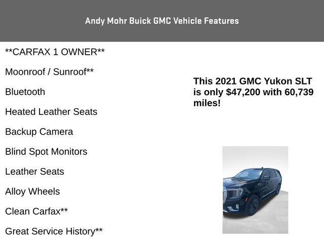 used 2021 GMC Yukon car, priced at $47,150