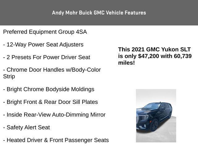 used 2021 GMC Yukon car, priced at $47,150