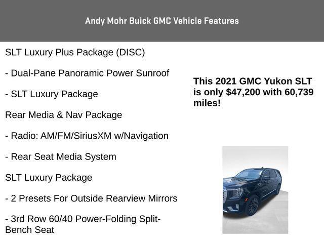 used 2021 GMC Yukon car, priced at $47,150