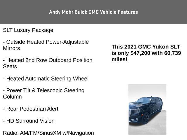 used 2021 GMC Yukon car, priced at $47,150