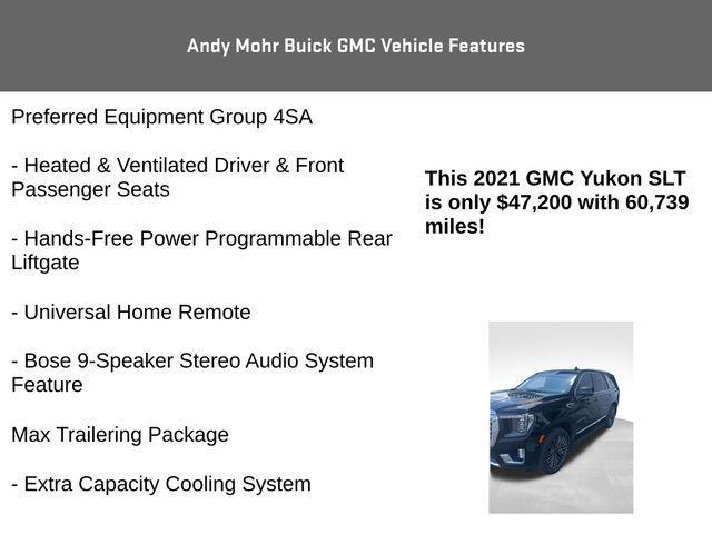 used 2021 GMC Yukon car, priced at $47,150