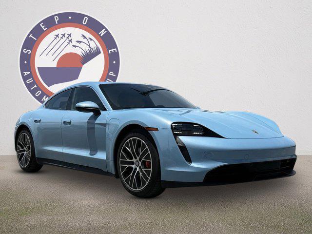 used 2021 Porsche Taycan car, priced at $68,212