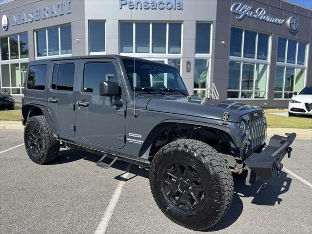 used 2017 Jeep Wrangler Unlimited car, priced at $20,740