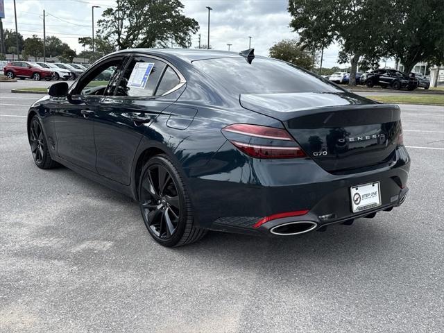 used 2022 Genesis G70 car, priced at $31,873