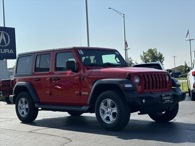 used 2018 Jeep Wrangler Unlimited car, priced at $29,990