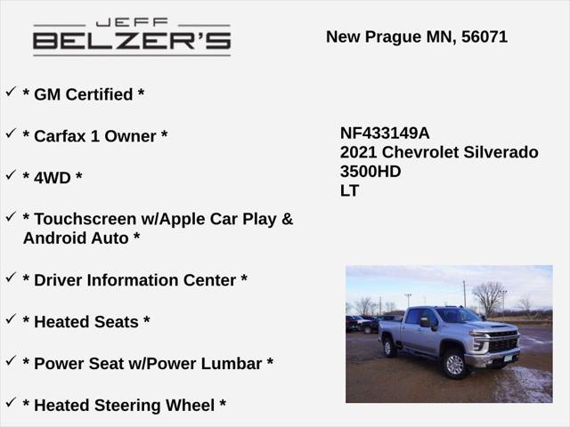 used 2021 Chevrolet Silverado 3500 car, priced at $43,851