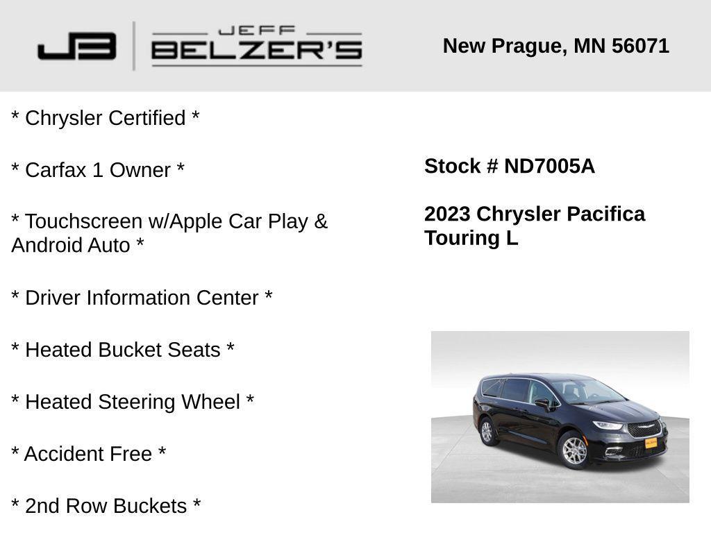 used 2023 Chrysler Pacifica car, priced at $20,473