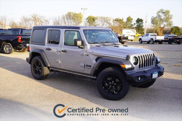 used 2020 Jeep Wrangler Unlimited car, priced at $30,687