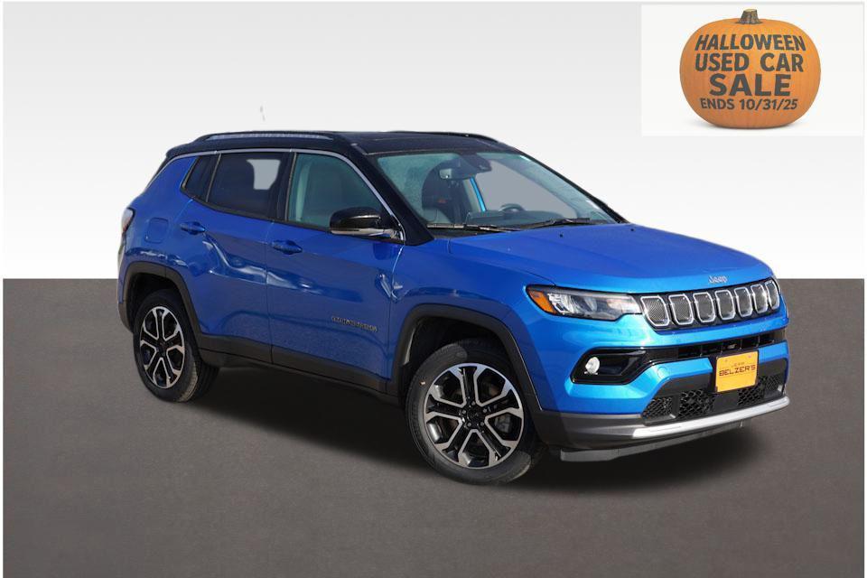 used 2022 Jeep Compass car, priced at $22,073