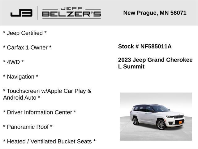 used 2023 Jeep Grand Cherokee L car, priced at $44,989