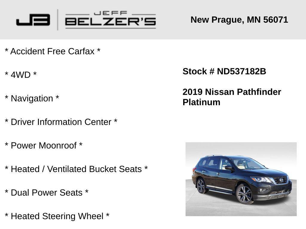 used 2019 Nissan Pathfinder car, priced at $18,998
