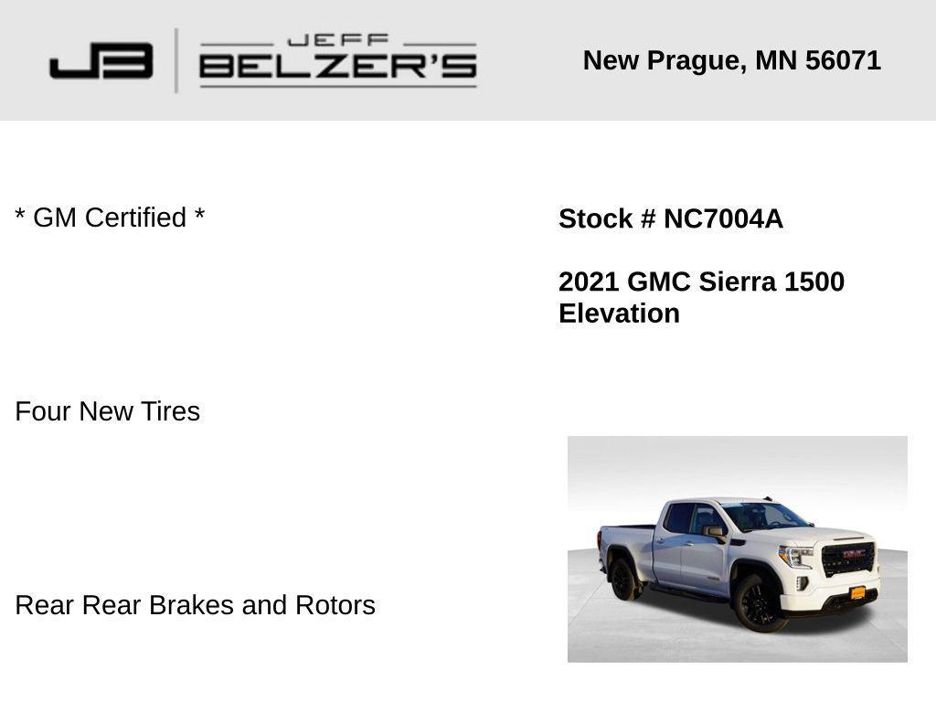 used 2021 GMC Sierra 1500 car, priced at $28,643
