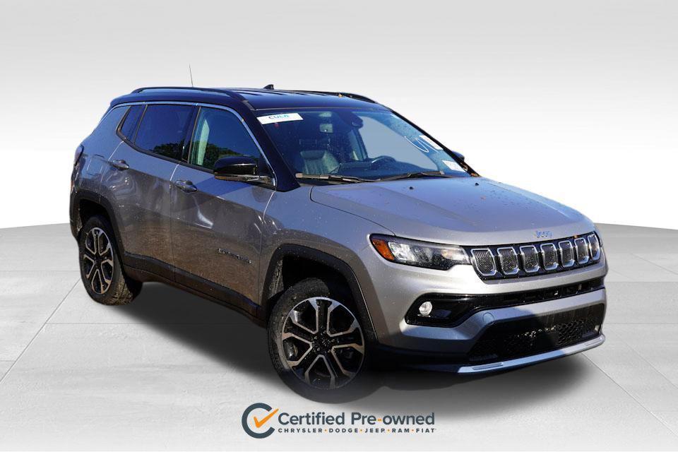 used 2022 Jeep Compass car, priced at $23,987