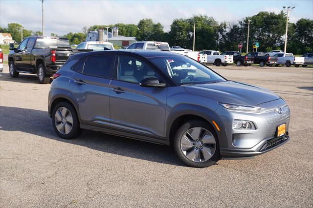 used 2021 Hyundai Kona EV car, priced at $18,541