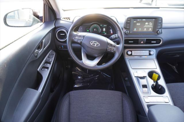 used 2021 Hyundai Kona EV car, priced at $18,541