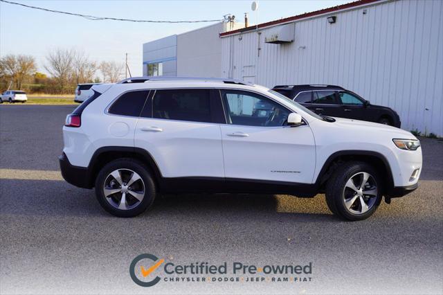 used 2021 Jeep Cherokee car, priced at $24,489