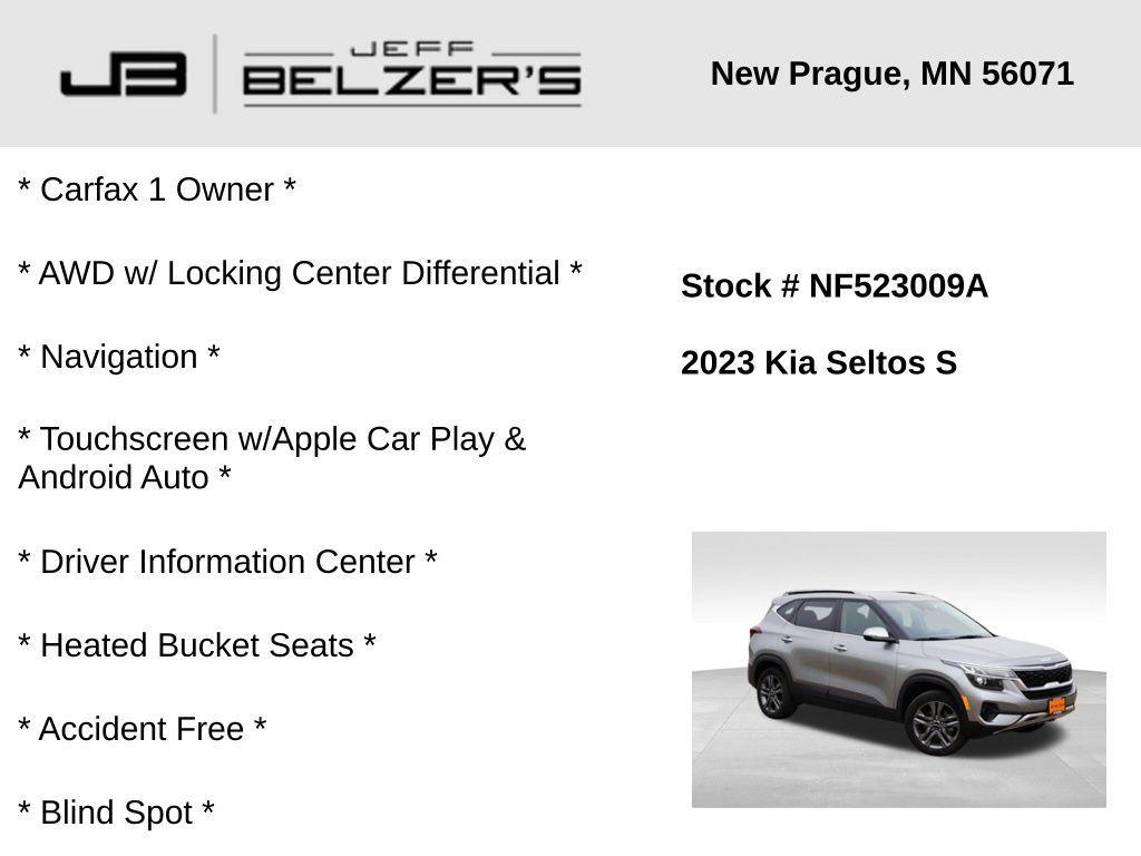 used 2023 Kia Seltos car, priced at $21,863