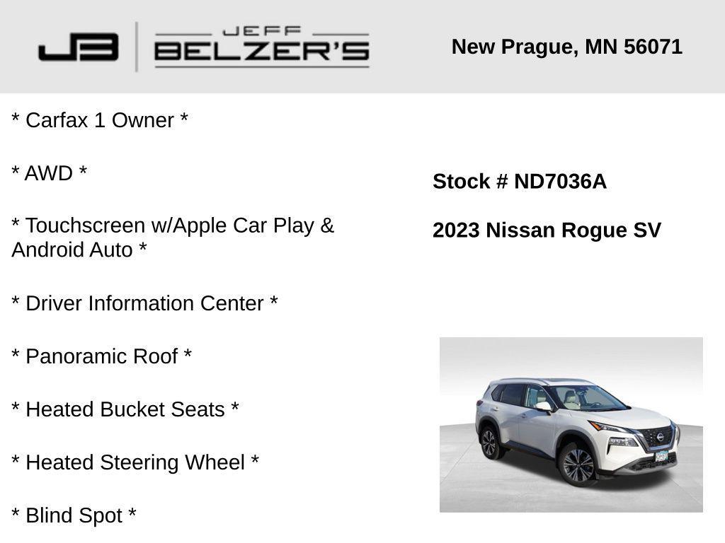 used 2023 Nissan Rogue car, priced at $25,945