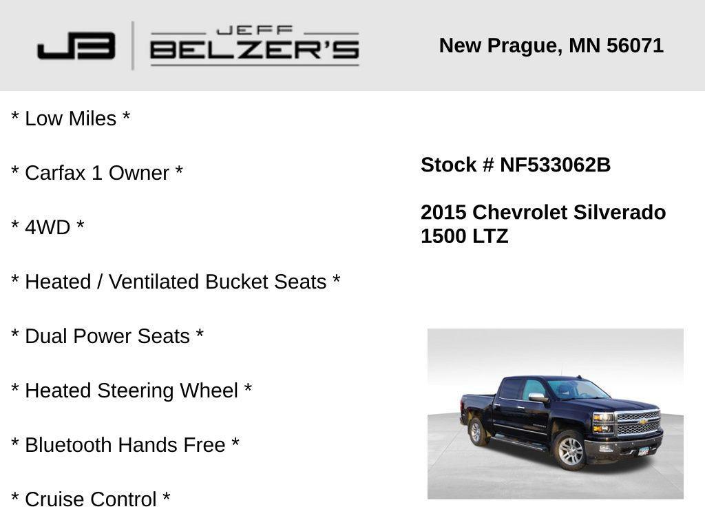 used 2015 Chevrolet Silverado 1500 car, priced at $23,441