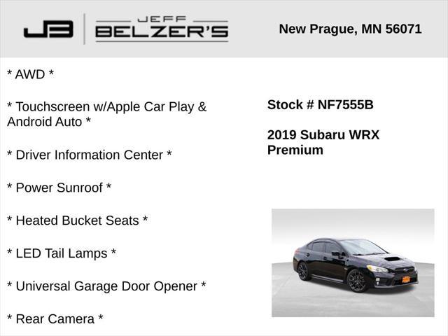 used 2019 Subaru WRX car, priced at $20,987
