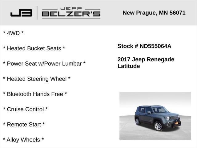 used 2017 Jeep Renegade car, priced at $14,448
