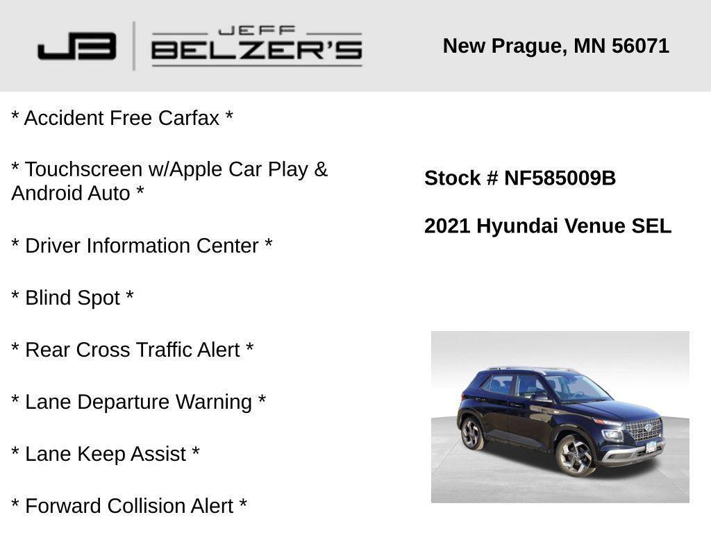 used 2021 Hyundai Venue car, priced at $17,969