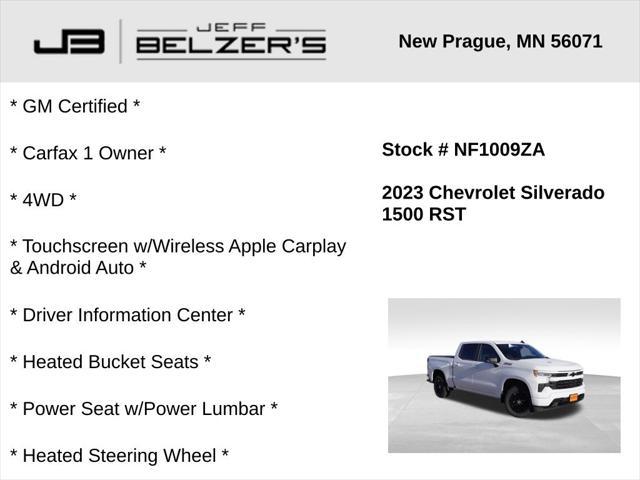 used 2023 Chevrolet Silverado 1500 car, priced at $46,632
