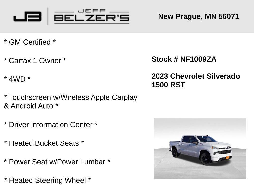 used 2023 Chevrolet Silverado 1500 car, priced at $43,338