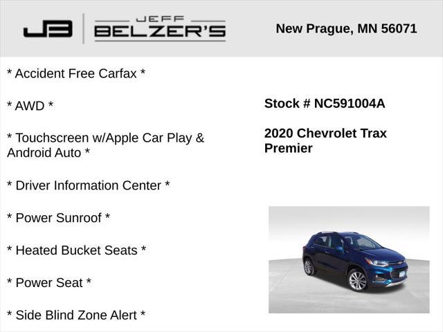 used 2020 Chevrolet Trax car, priced at $16,897
