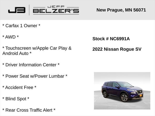 used 2022 Nissan Rogue car, priced at $22,766