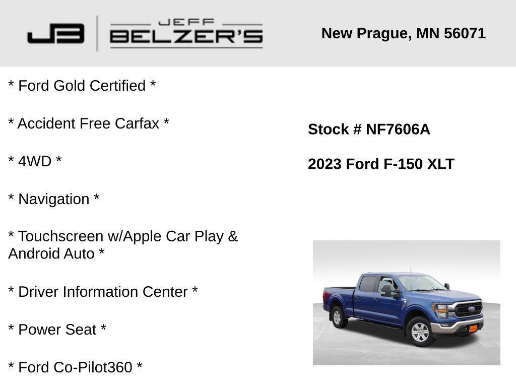 used 2023 Ford F-150 car, priced at $35,727