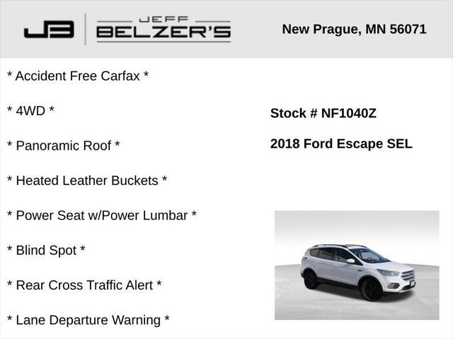 used 2018 Ford Escape car, priced at $14,243