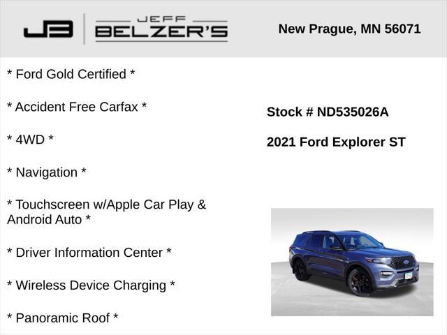 used 2021 Ford Explorer car, priced at $36,258
