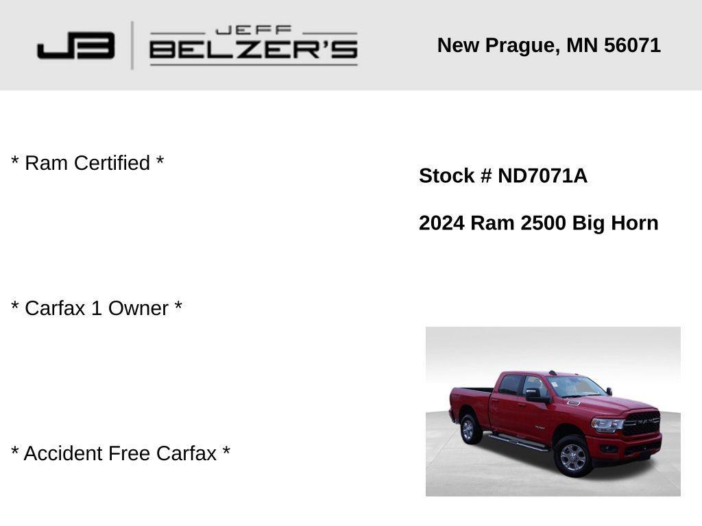 used 2024 Ram 2500 car, priced at $39,977