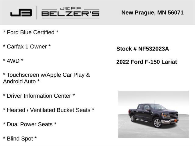 used 2022 Ford F-150 car, priced at $35,699