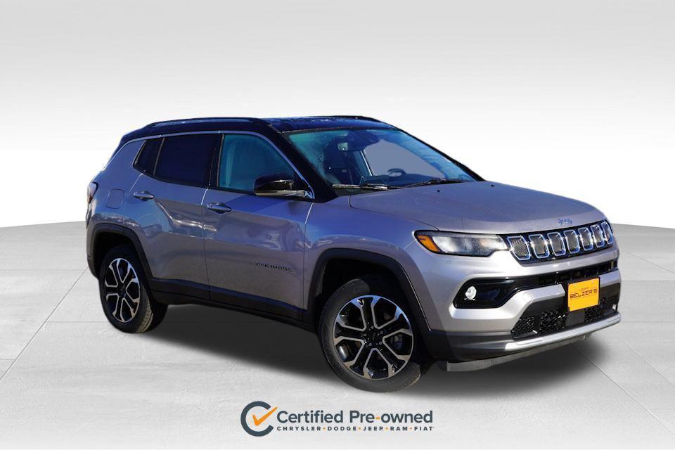 used 2022 Jeep Compass car, priced at $23,846