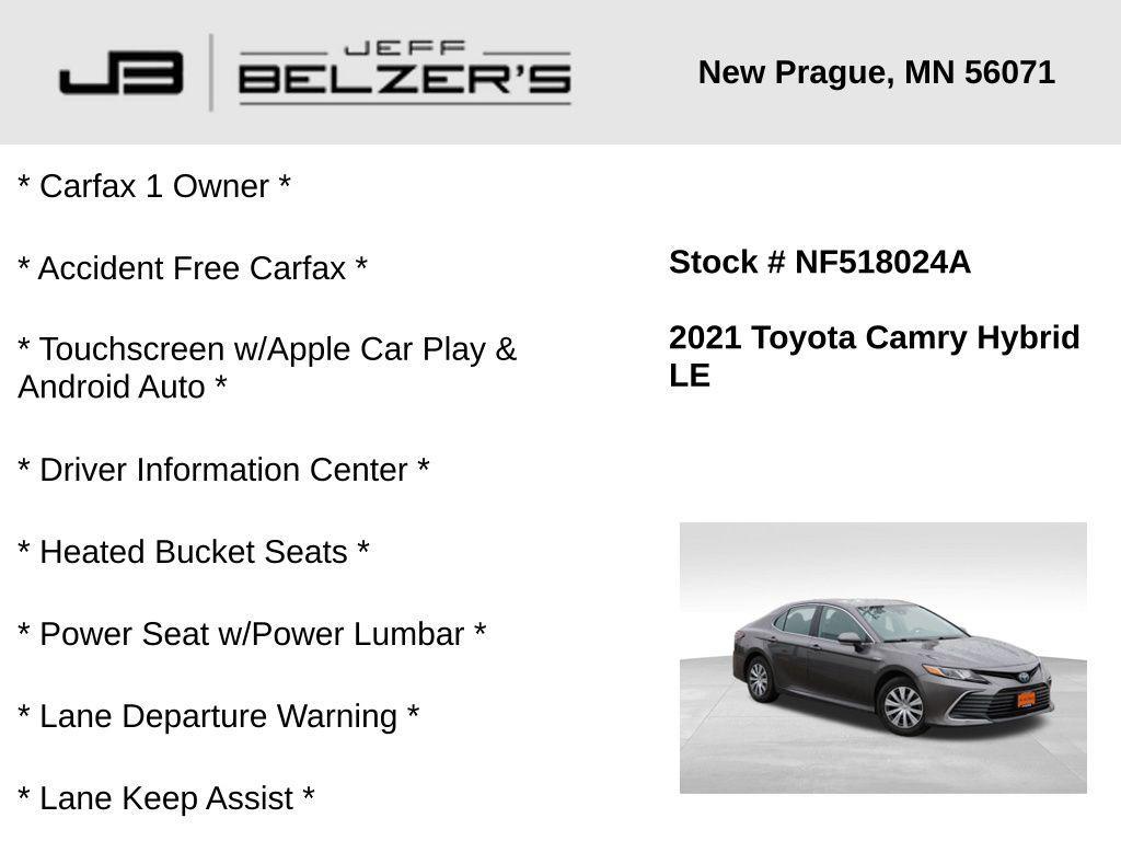 used 2021 Toyota Camry car, priced at $24,879