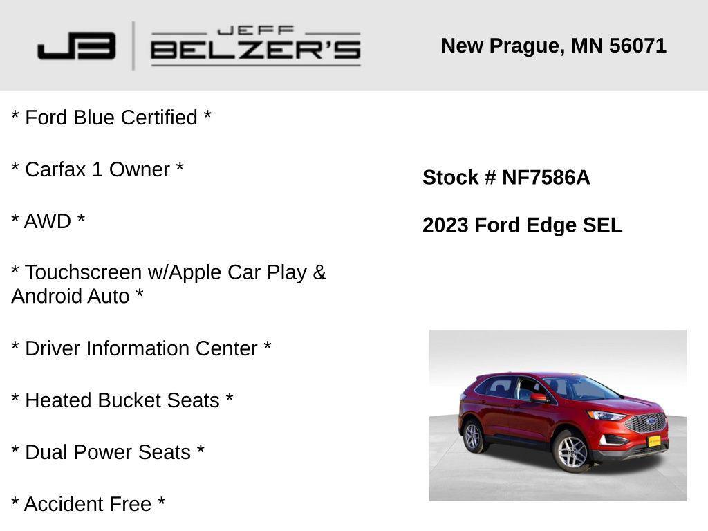 used 2023 Ford Edge car, priced at $21,087