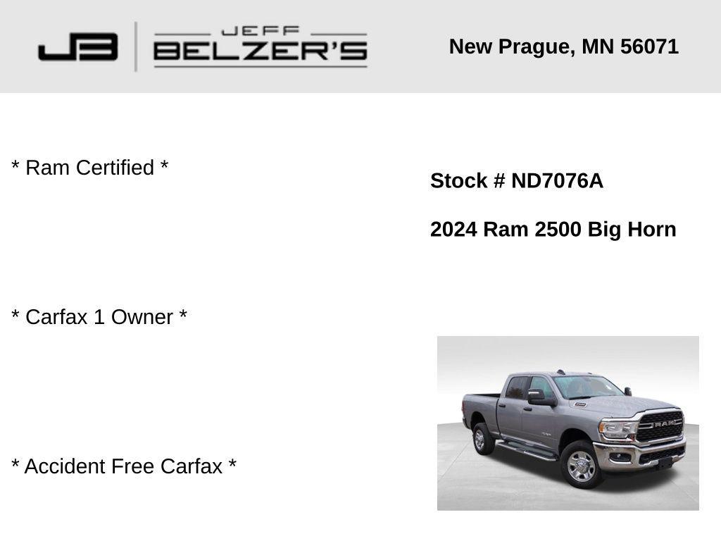 used 2024 Ram 2500 car, priced at $40,998