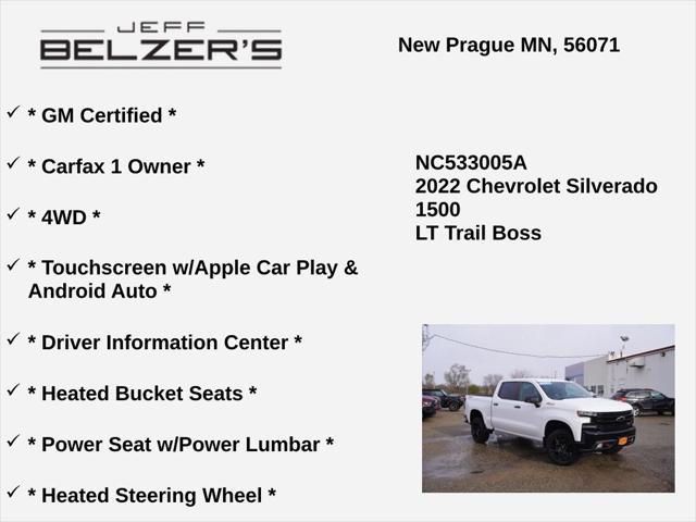 used 2022 Chevrolet Silverado 1500 car, priced at $38,533